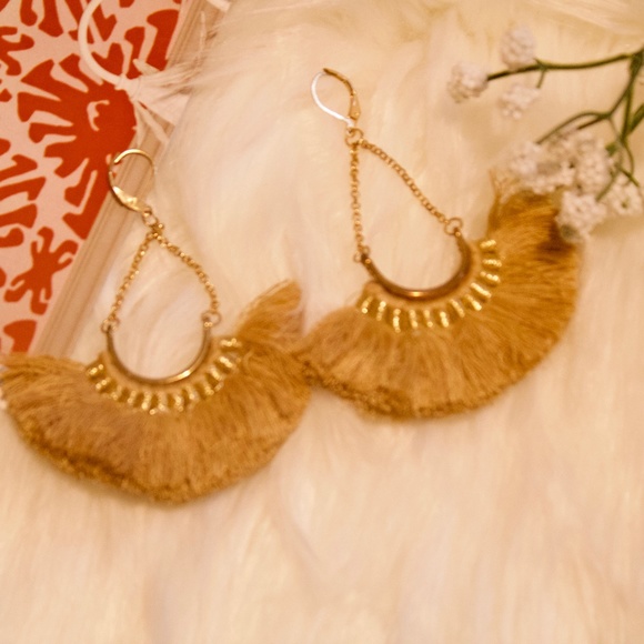 Bohemian Fringe Earrings - Picture 2 of 2